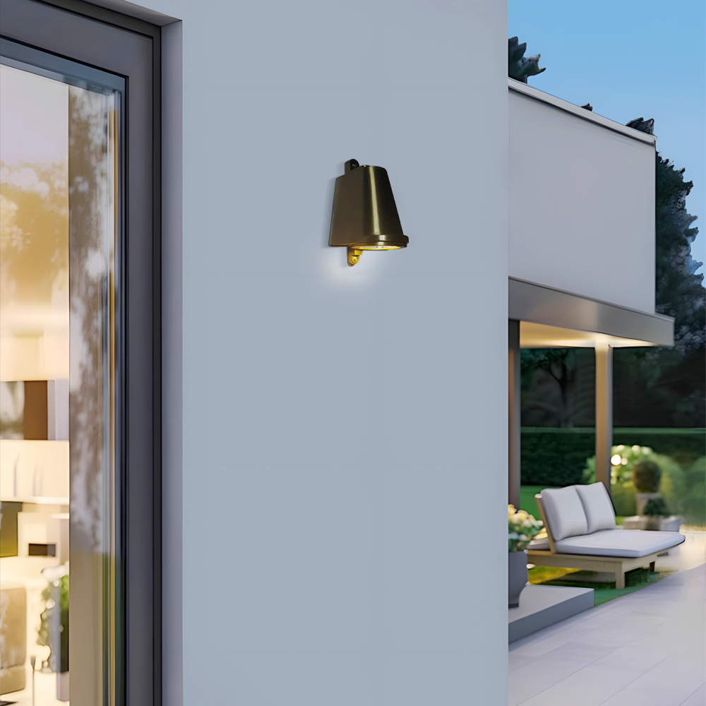 Modern Conical Outdoor Wall Lamp